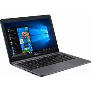 2018 ASUS Laptop - 11.6" 1366 x 768 HD Resolution - Intel Celeron N4000 - 2GB Memory - 32GB eMMC for $240
