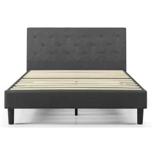 Zinus Shalini Full Upholstered Platform Bed Frame for $105
