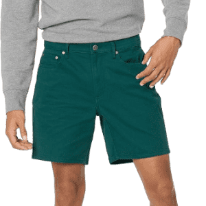 Amazon Essentials Men's Slim-Fit 7" Inseam Stretch 5-Pocket Shorts for $10