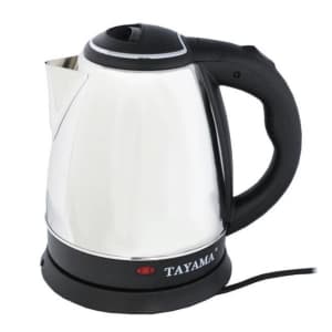 Tayama 1.5-Liter Stainless Steel Electric Kettle for $19
