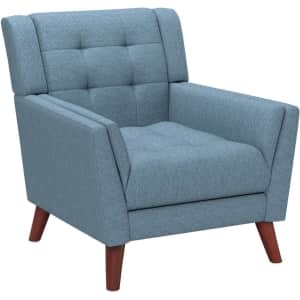Christopher Knight Home Alisa Mid Century Modern Fabric Arm Chair for $200