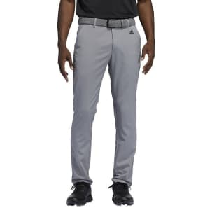 adidas Men's Primegreen Tapered Golf Pants for $25