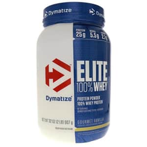 Dymatize Elite 100% Whey Protein Gourmet Vanilla - 2 lbs for $76
