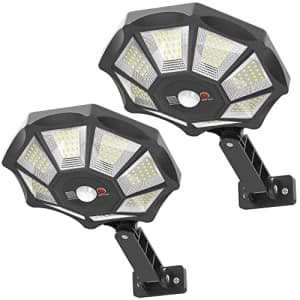 Okpro LED Solar Street Light 2-Pack for $31