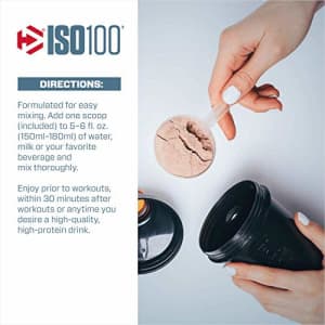 Dymatize ISO 100 Whey Protein Powder with 25g of Hydrolyzed 100% Whey Isolate, Gluten Free, Fast for $123 Dymatize ISO 100 Whey Protein Powder with 25g of Hydrolyzed 100% Whey Isolate, Gluten Free, Fast for $123