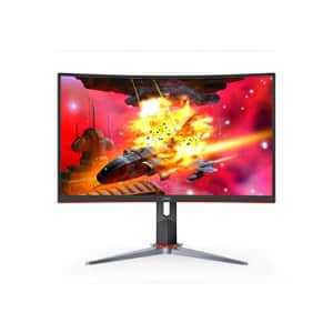 AOC CQ32G2S 32" Curved Frameless Gaming Monitor 2K QHD, 1500R Curved VA, 1ms, 165Hz, FreeSync, for $240