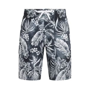 Kanu Surf Men's Standard Swim Trunks (Regular & Extended Sizes), Wade Black for $10 Kanu Surf Men's Standard Swim Trunks (Regular & Extended Sizes), Wade Black for $10