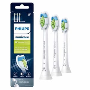 Philips Sonicare DiamondClean replacement toothbrush heads, HX6063/65, BrushSync technology, White for $43