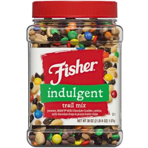 Fisher Indulgent Trail Mix 38-oz. Tub for $10 via Sub & Save