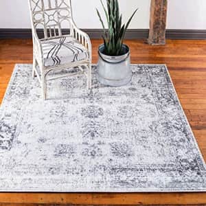 Unique Loom Sofia Traditional Area Rug, 6' 0 x 6' 0, Gray for $56 Unique Loom Sofia Traditional Area Rug, 6' 0 x 6' 0, Gray for $56