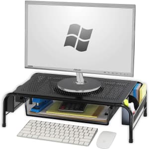 SimpleHouseware Metal Monitor Stand for $23