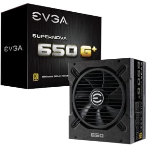 EVGA SuperNOVA 650 G+ 650W 80 Plus Gold Power Supply for $130