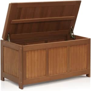Furinno Tioman Outdoor Patio Hardwood Deck Box for $129 Furinno Tioman Outdoor Patio Hardwood Deck Box for $129