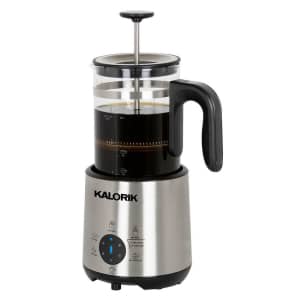 Kalorik Barista 8-in-1 Hot and Cold French Press Coffee Maker for $80