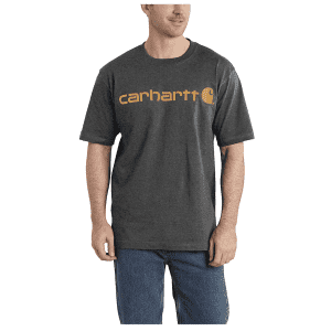 Carhartt Men's Loose Fit Heavyweight Logo T-Shirt for $15