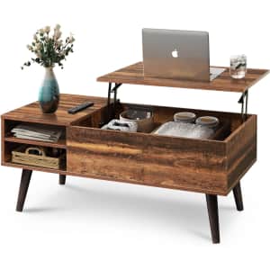 Wlive Lift Top Coffee Table for $90