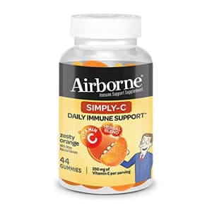 Airborne Simply C 250mg Vitamin C Gummies, Immune Support Supplement with Proprietary Herbal Blend for $27