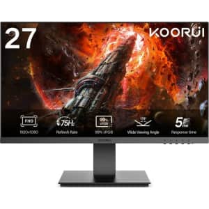 Koorui 27" 1080p IPS LED Monitor for $110