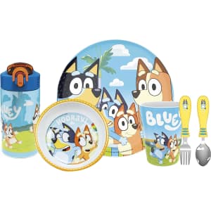 Zak Designs Bluey Kids' 6-Piece Dinnerware Set for $29
