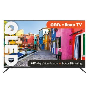 Onn 100071700 50" 4K HDR QLED UHD Smart Roku TV for $288