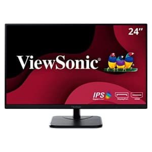 ViewSonic VA2456-MHD 24in IPS 1080p Monitor HDMI DisplayPort (Renewed) for $72