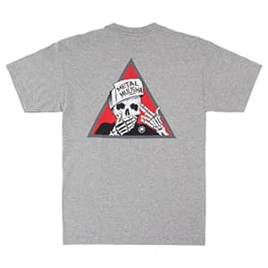 Metal Mulisha Men's Craze T-Shirt, Athletic Heather, Small for $18
