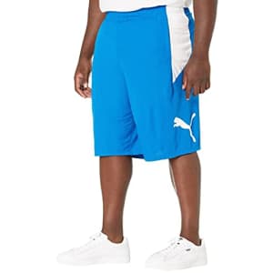 PUMA Men's Big & Tall Cat Shorts BT, Future Blue White, 3X-Large (Tall) for $79