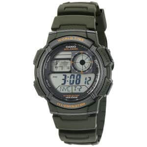 Casio Men's 10-Year Battery Quartz Resin Digital Watch for $4 Casio Men's 10-Year Battery Quartz Resin Digital Watch for $4