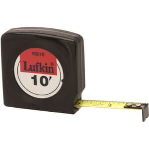 Lufkin Y8210 10' Economy Tape Measure for $20