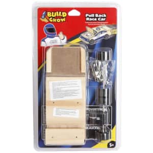 Build and Grow Kids' Beginner Pull Back Race Car Project Kit for $7 Build and Grow Kids' Beginner Pull Back Race Car Project Kit for $7