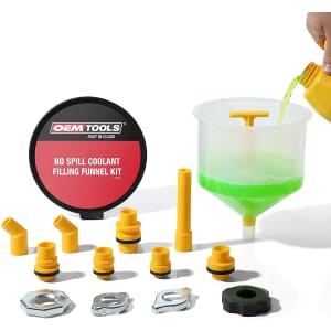 OEMTools No-Spill Coolant Funnel Kit for $14