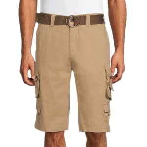 Lazer Men's Stacked Cargo Shorts for $19