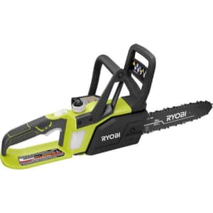 Ryobi One+ 10" 18V Lithium-Ion Cordless Chainsaw (Bare Tool) for $68 Ryobi One+ 10" 18V Lithium-Ion Cordless Chainsaw (Bare Tool) for $68