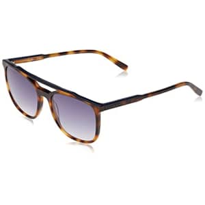 Lacoste Men's L924S Rectangular Sunglasses, Brown, 55/19/145 for $49