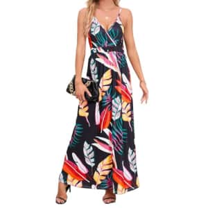 Women's Floral Midi Dress for $15