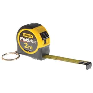 STANLEY FATMAX 2M (13mm wide) Keychain Tape Measure for $9
