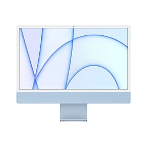 Apple 2021 iMac All in one Desktop Computer with M1 chip: 8-core CPU, 8-core GPU, 24-inch Retina for $1,320