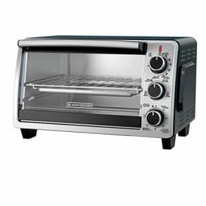 Black + Decker BLACK+DECKER TO1950SBD 6-Slice Convection Countertop Toaster Oven, Includes Bake Pan, Broil Rack & for $100