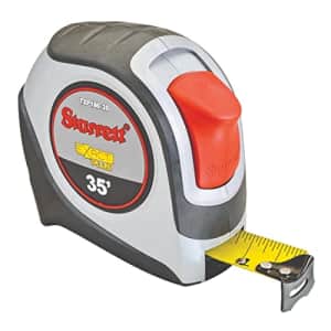 Starrett Exact Plus Retractable Imperial Pocket Tape Measure with Nylon Coating, Self Adjusting End for $37