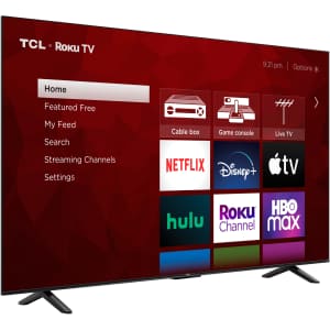  TCL 75" Class 4-Series 4K UHD HDR Smart Roku TV for $500