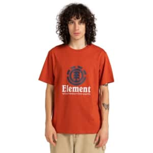 Element Men's Vertical Short Sleeve Tee Shirt, Picante, Large for $20
