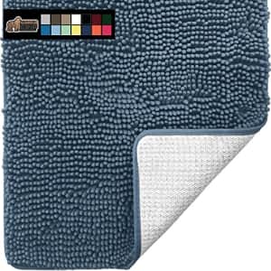 Gorilla Grip Bath Rug, 60x24, Thick Soft Absorbent Chenille Rubber Backing Bathroom Rugs, for $28