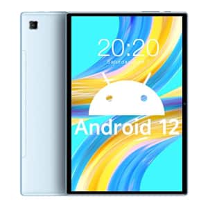Tablet 10 inch Android 12 Tablet TECLAST P20S, 4GB RAM+64GB ROM(TF 1TB), 2.0GHz 8 core CPU, Dual 4G for $110