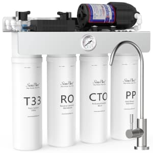 SimPure Tankless UV Reverse Osmosis System for $230