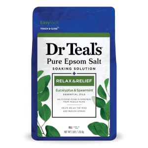 Dr Teal's Pure Epsom Salt Relax & Relief 3-lb. Bag: 3 for $8.88 via Sub & Save