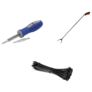 4-in-1 Screwdriver, 36" Pickup Tool, or 8" Cable Tie 100-Pack at Harbor Freight Tools: free at Harbor Freight Tools