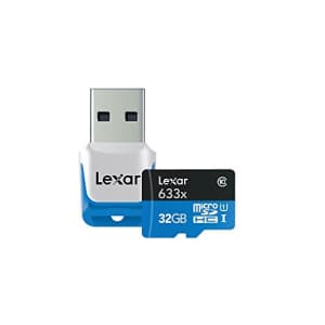 Lexar microSDHC 633X 32GB High-Performance for $55