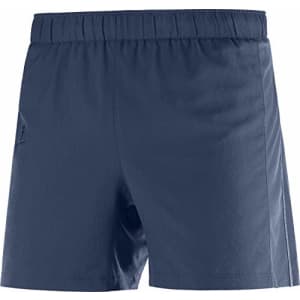 Salomon Men's Standard Agile 5 Inch Running Shorts, Mood Indigo, XX-Large for $45