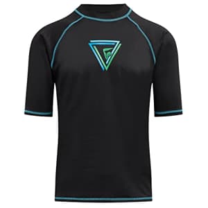 Kanu Surf Men's Fiji UPF 50+ Rashguard, Seaweeds Black, Medium for $18 Kanu Surf Men's Fiji UPF 50+ Rashguard, Seaweeds Black, Medium for $18