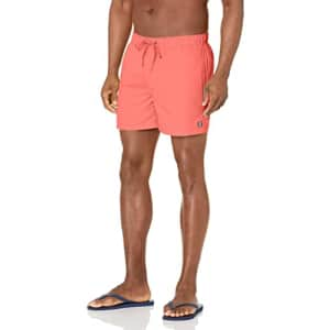 Billabong Men's Standard Elastic Waist Boardshort Swim Short Trunk, 16 Inch Outseam, Coral, X-Small for $23